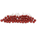 Bile decorative de Crăciun în ghiveci 50 buc - mai multe culori