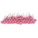 Bile decorative de Crăciun în ghiveci 50 buc - mai multe culori