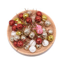 Bile decorative de Crăciun în ghiveci 50 buc - mai multe culori