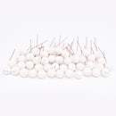 Bile decorative de Crăciun în ghiveci 50 buc - mai multe culori