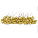 Bile decorative de Crăciun în ghiveci 50 buc - mai multe culori