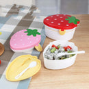 Cutie de gustări cu căpșuni - mai multe culori