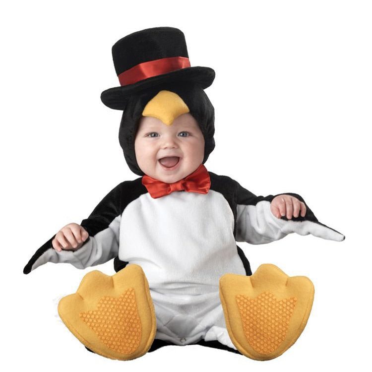 Costum de pinguin pentru bebeluși