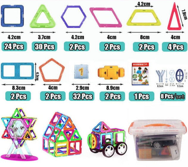 Set de construcție magnetic creativ