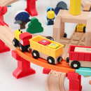 Circuit de tren din lemn - mai multe variante