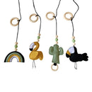 Jucărie suspendată din lemn pentru copii - mai multe variante