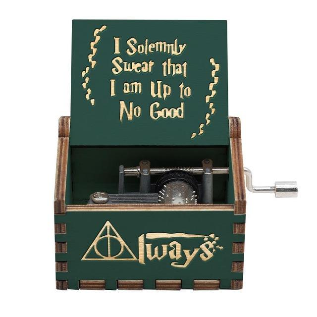 Cutie muzicală din lemn Harry Potter - mai multe variante