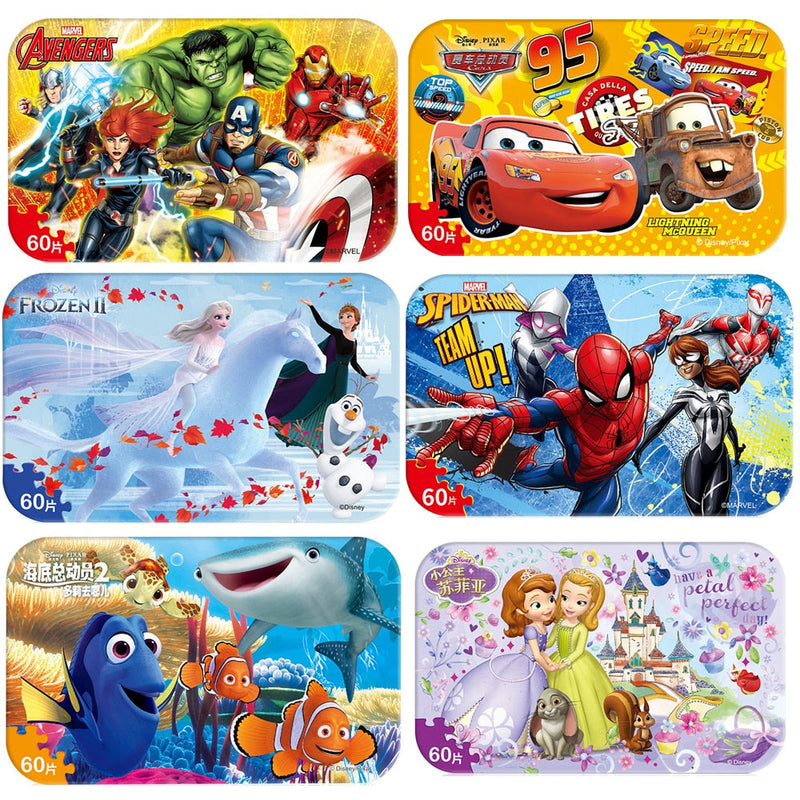 Puzzle pentru copii cu motive Disney - mai multe variante