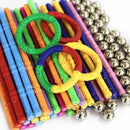 Set de construcție magnetic - 220 buc