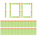 Gloanțe de spumă tip NERF 100 buc - mai multe culori