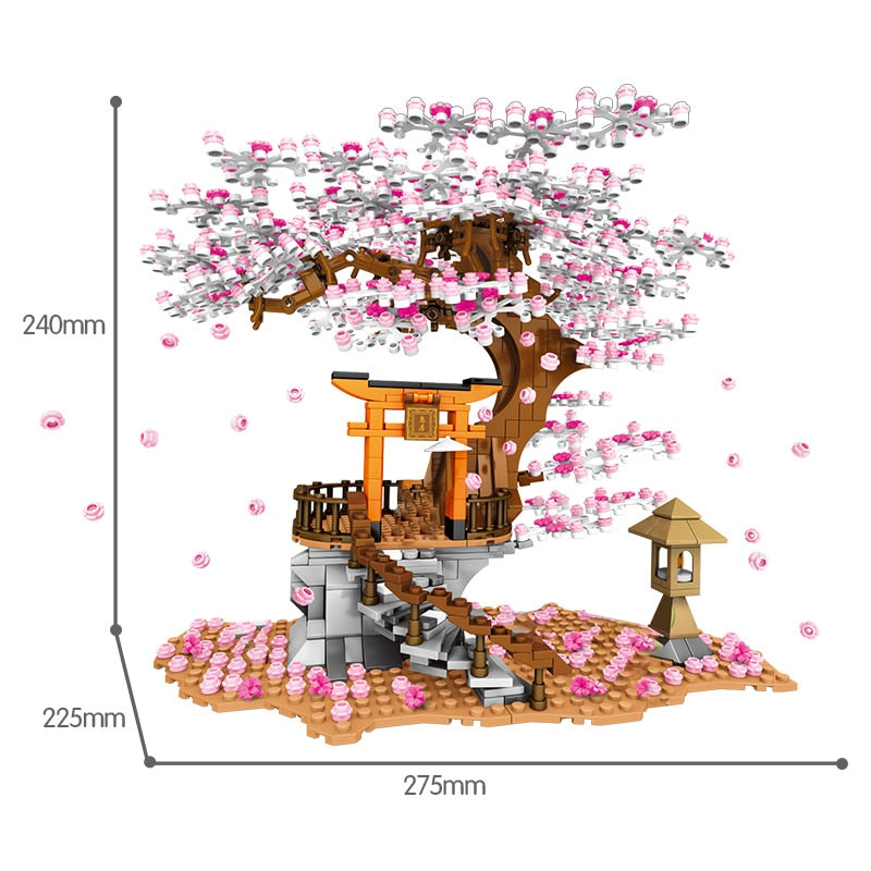 Set de construcție arbore sakura - mai multe variante