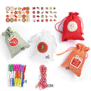 Săculețe pentru calendar de advent - mai multe variante