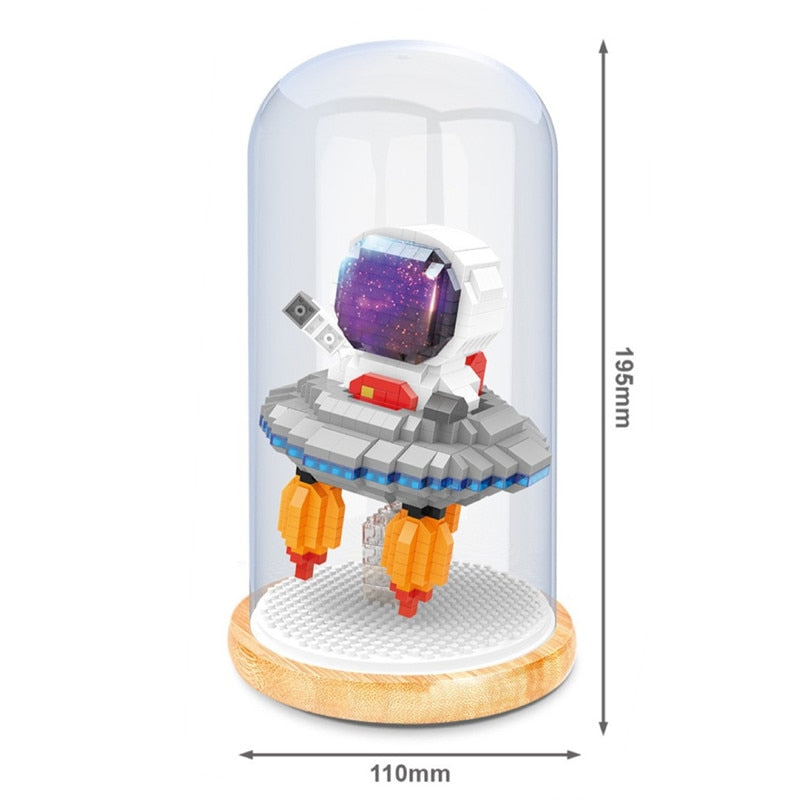 Set de construcție astronaut spațial - mai multe variante
