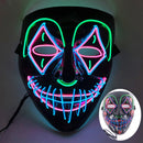 Mască strălucitoare cu LED-uri - mai multe variante