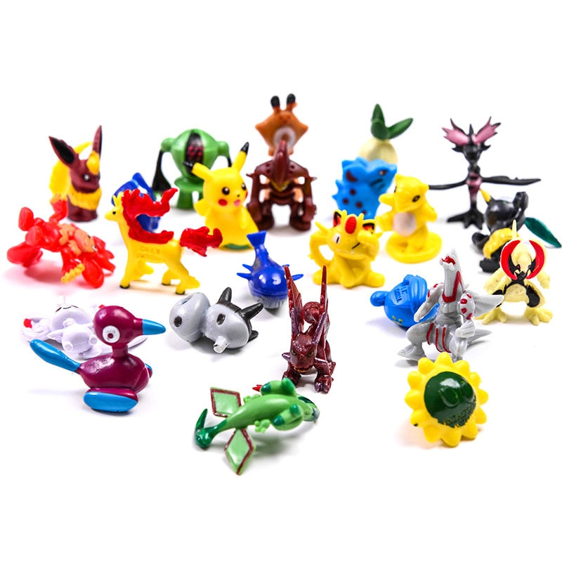 Geantă Pikachu plină cu figurine Pokemon - mai multe variante