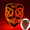 Mască strălucitoare cu LED-uri - mai multe variante