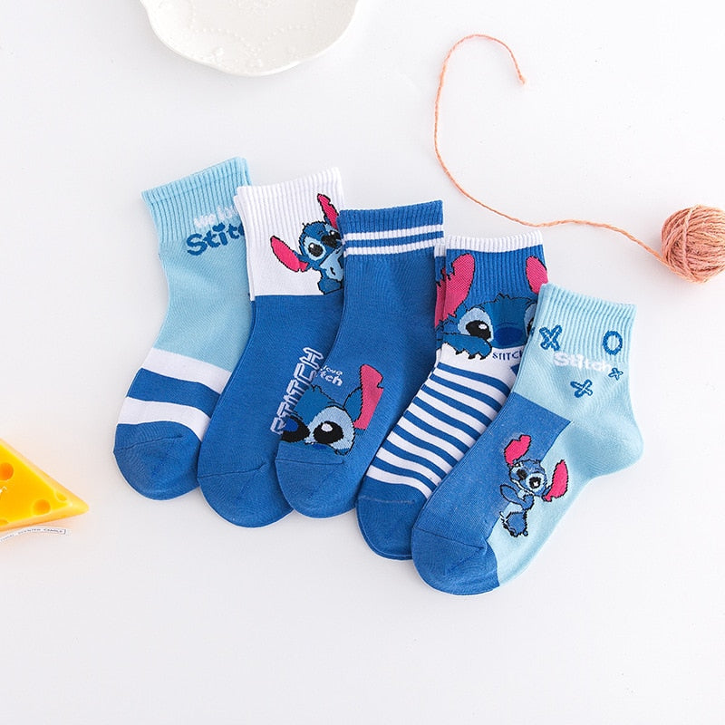 Șosete pentru copii Stitch - 5 buc