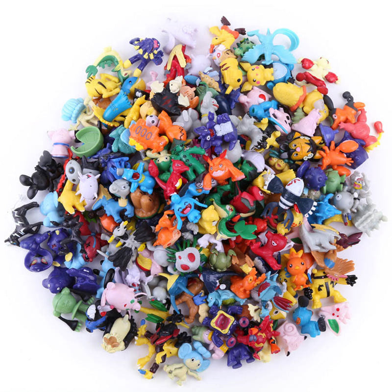 Geantă plină cu figurine Pokemon - mai multe variante