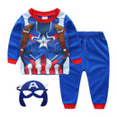 Costum pijama pentru copii Captain America - mai multe variante
