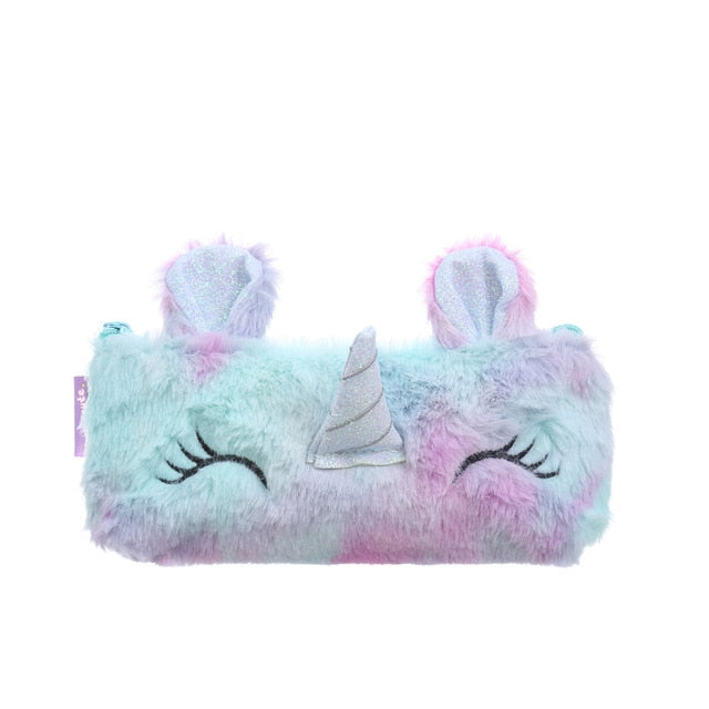 Curcubeu școală creion caz unicorn - mai multe culori