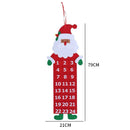 Calendar de advent mare suspendat - mai multe variante