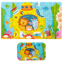 Puzzle pentru copii 60 de piese cu cutie - mai multe variante