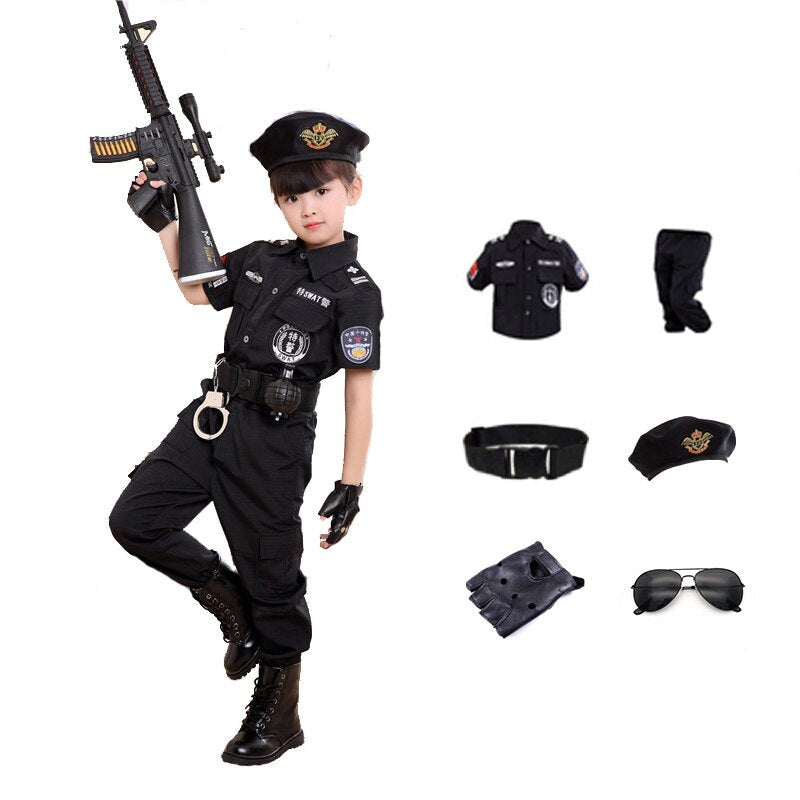 Costum pentru copii ofițer SWAT - mai multe variante