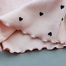 Fete pulover cu inima - mai multe variante