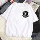 Tricou alb pentru femei Miercuri - mai multe variante