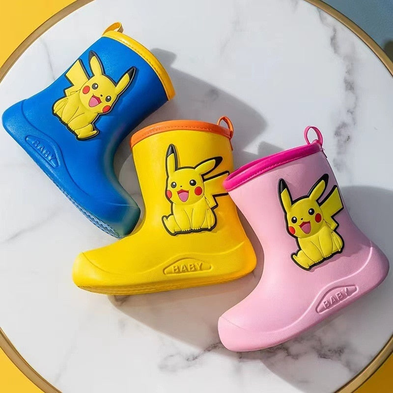 Cizme pentru copii Pikachu - mai multe culori