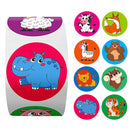 Autocolante pentru copii cu motive de animale 500 buc - mai multe variante