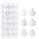 Set de bile de Crăciun colorate pentru pomul de Crăciun - mai multe culori