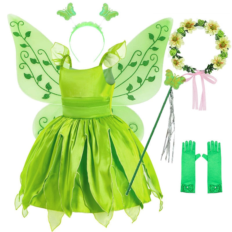 Costum pentru fete Tinkerbell - mai multe variante