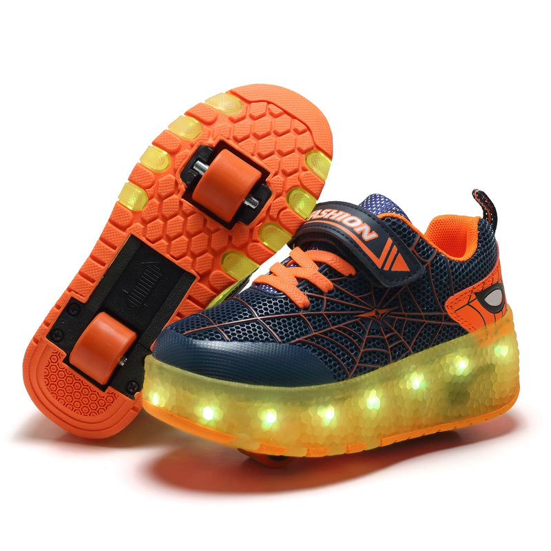 Pantofi eleganți pentru copii cu lumini pe roți - mai multe variante