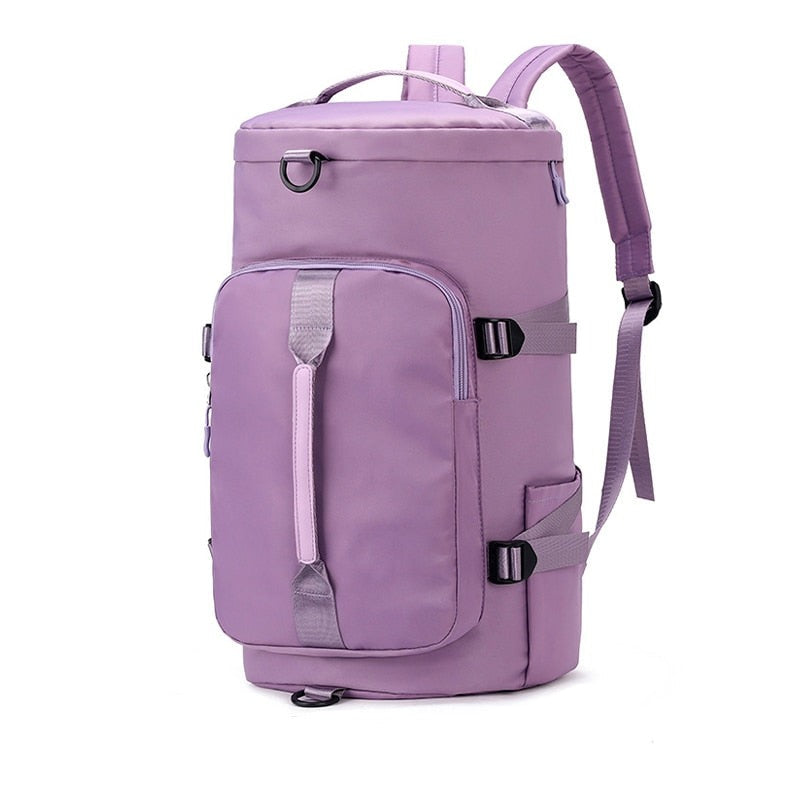 Rucsac de călătorie practic pentru femei - violet deschis