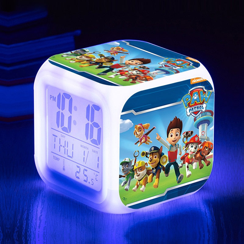 Ceas de alarmă LED PAW Patrol - mai multe variante