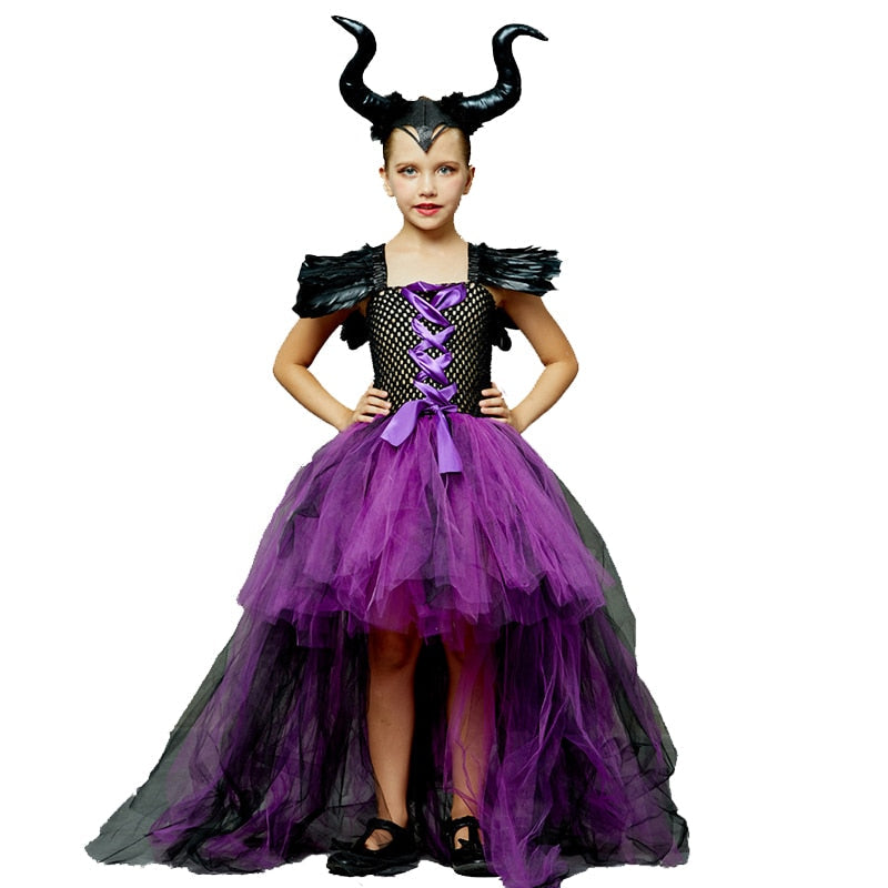 Costum pentru copii Maleficent - Regina Magiei Negre - mai multe variante