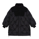 Fete jachetă lungă de iarnă