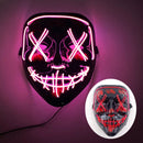 Mască strălucitoare cu LED-uri - mai multe variante