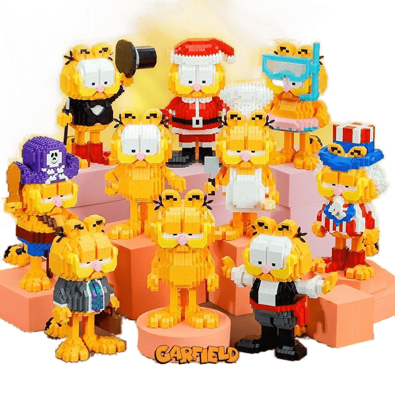 Set de construcție Garfield - mai multe variante