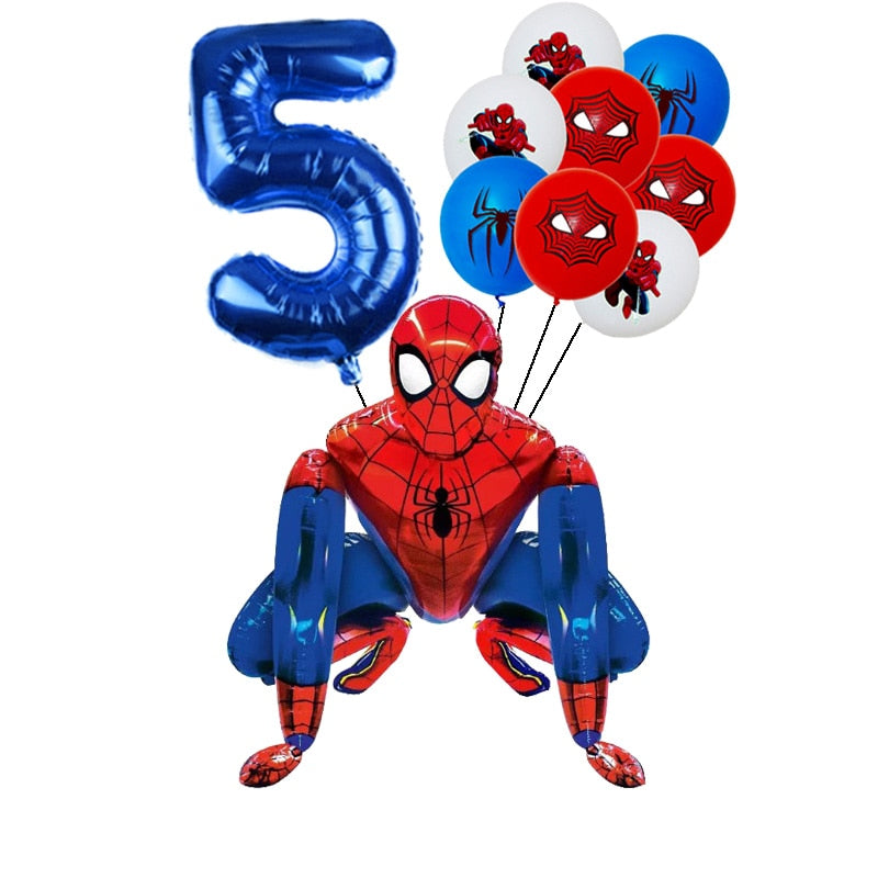 Set de baloane de ziua de naștere Spiderman - mai multe variante