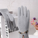 Mănuși de catifea de iarnă pentru femei - mai multe variante