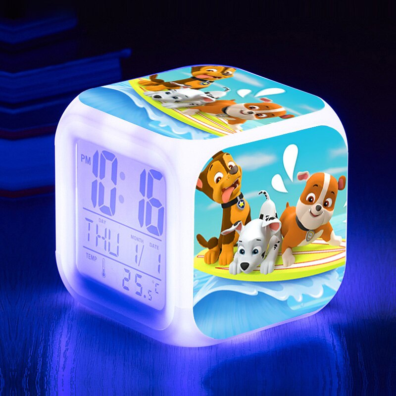 Ceas de alarmă LED PAW Patrol - mai multe variante