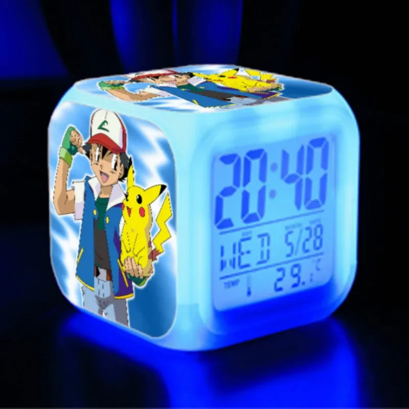 LED ceas de alarmă Pikachu - mai multe variante