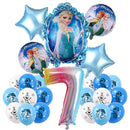 Set mare de baloane de ziua de naștere Frozen - mai multe variante