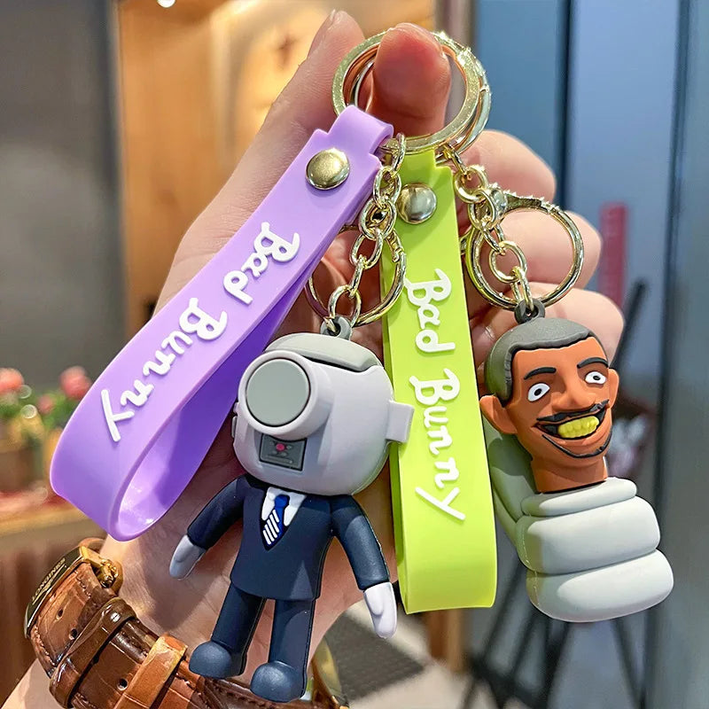 Breloc mare Skibidi Toilet Keyring - mai multe variante