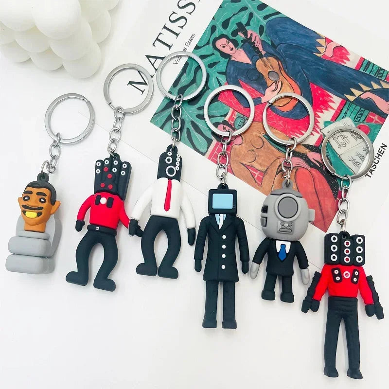 Skibidi Toilet Key Ring