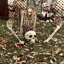 Decorațiuni de grădină de Halloween Skeleton - mai multe variante