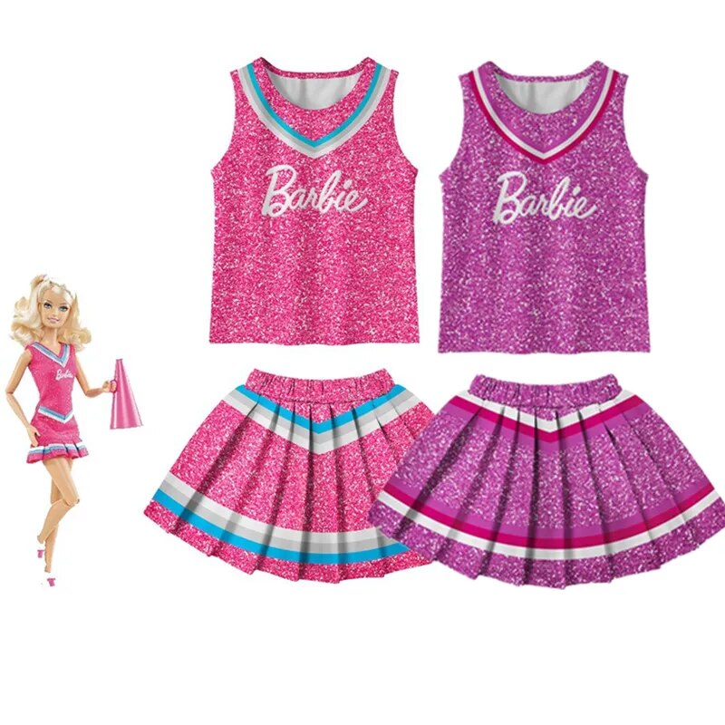 Costum Cheerleader Barbie - mai multe variante