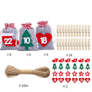 Săculețe pentru calendar de advent - mai multe variante